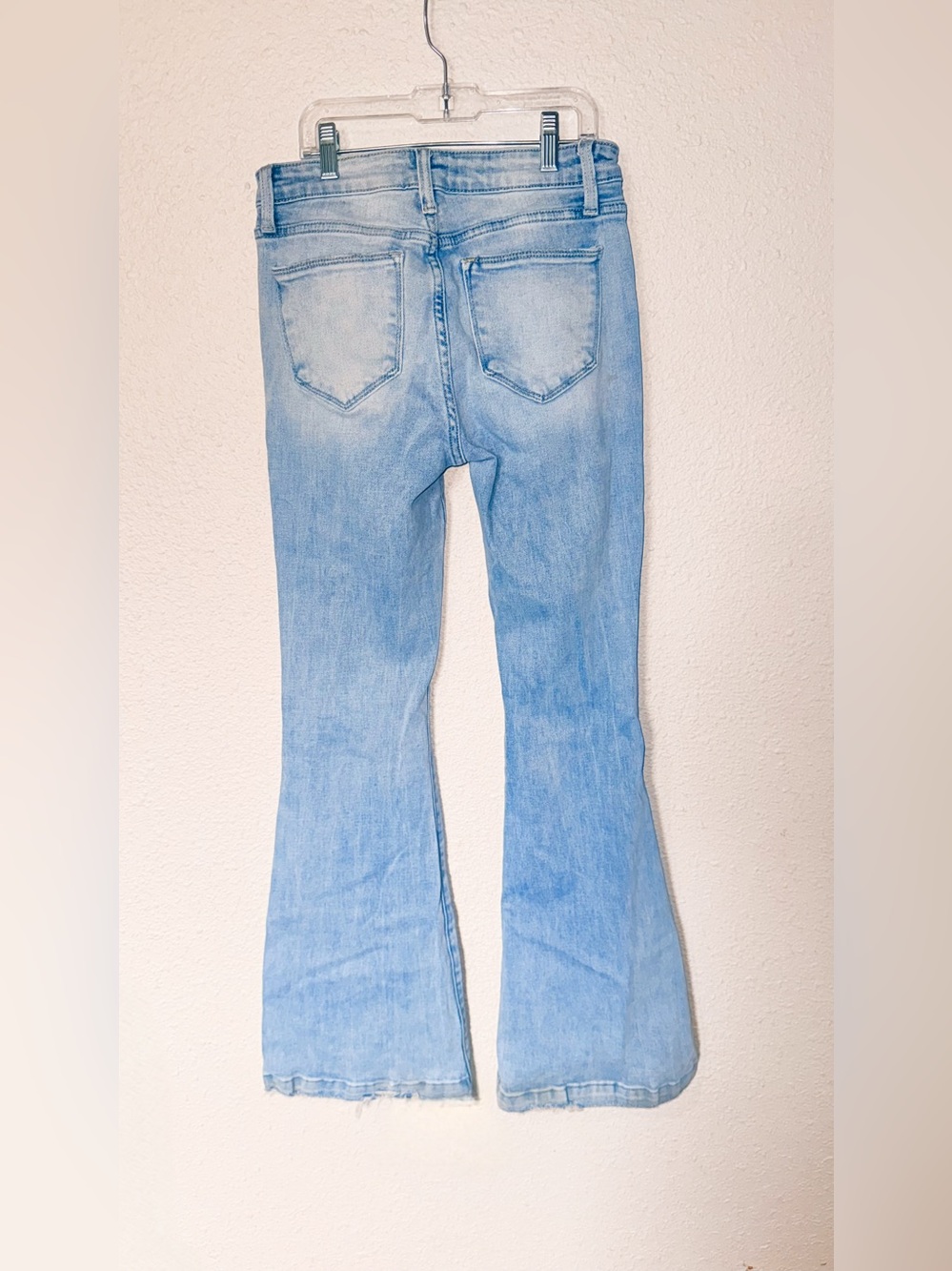 Bailey Made Light Blue Distressed Flare Jeans - Women's - Picture 2 of 2